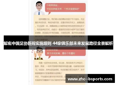 解密中国足协新规实施细则 44家俱乐部未来发展路径全景解析 解密中国足协新规实施细则 44家俱乐部未来发展路径全景解析